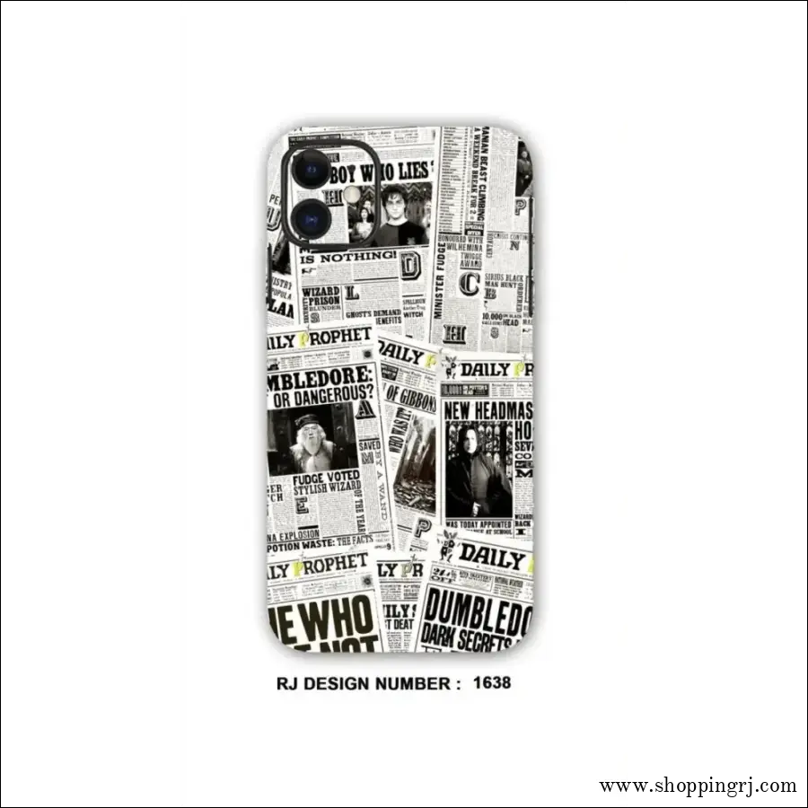 COLLAGE MOBILE SKIN| Harry Potter NEWS PAPER