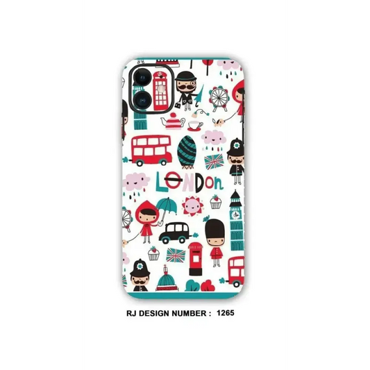 COLLAGE MOBILE SKIN|London Life - Mobile skins - COLLAGE SKINMobile's back stickerMobile skins