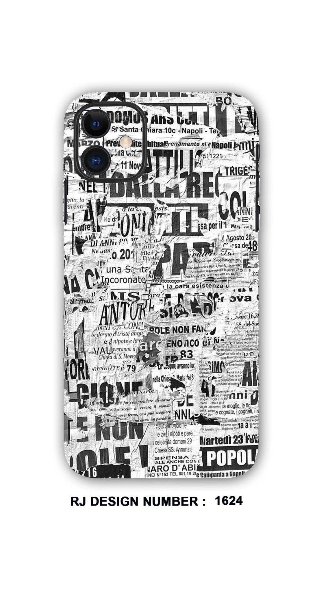 COLLAGE MOBILE SKIN| NEWS PEPAR Graffiti