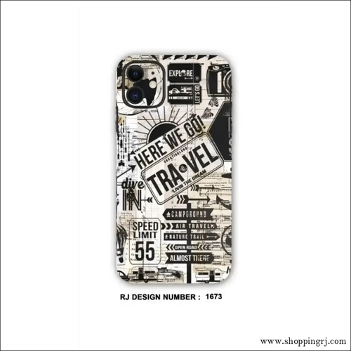 COLLAGE MOBILE SKIN| Vintage Travel Stamps - Mobile skins - COLLAGE SKINMobile's back stickerMobile skins