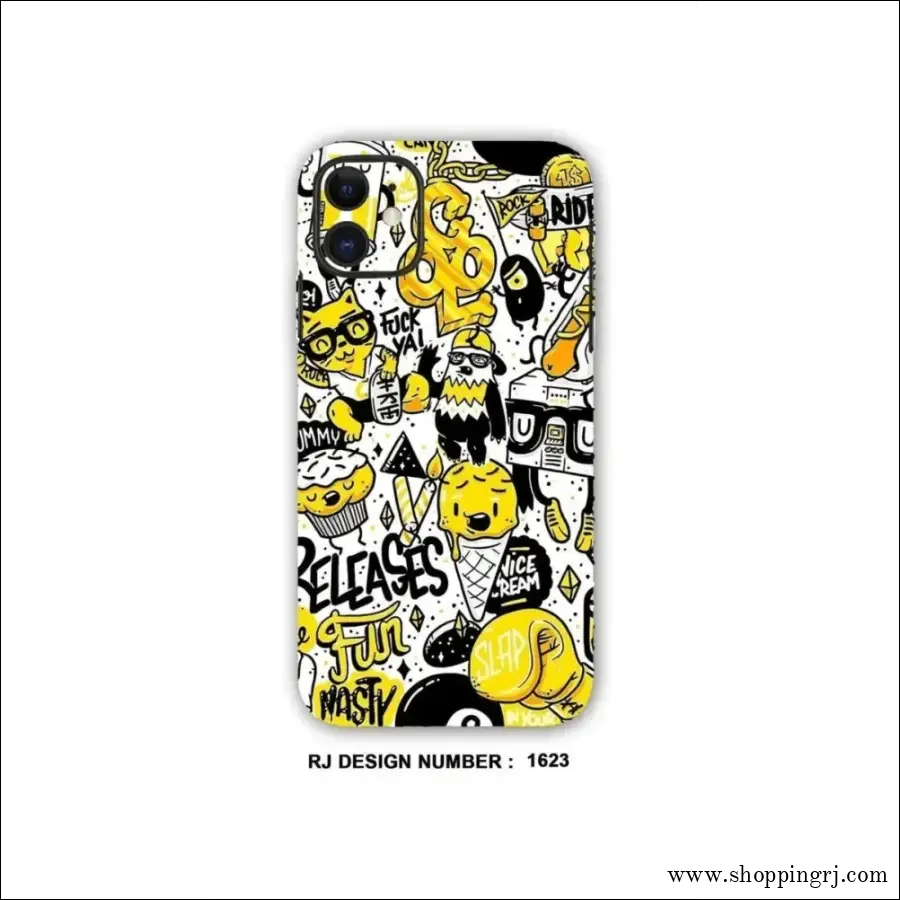 COLLAGE MOBILE SKIN| Yellow Fun RIDE