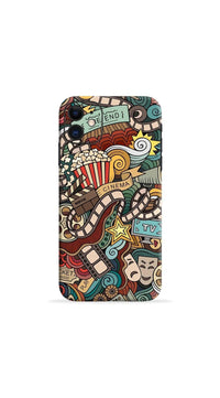 COLLAGE MOBILE SKIN|Cinema Abstract Mobile Skin - Shopping RJ 