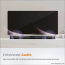 JUST CORSECA Sound Shack JST608 Soundbar | 20W | Wireless| Bluetooth USB AUX | Immersive Home Theater Audio - Bluetooth