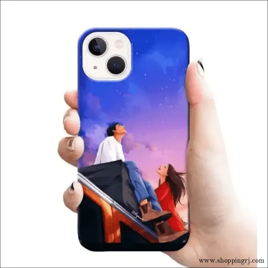 COUPLE WATCHING ON THE SKY mobile cover RJ1675 Plastic hard case