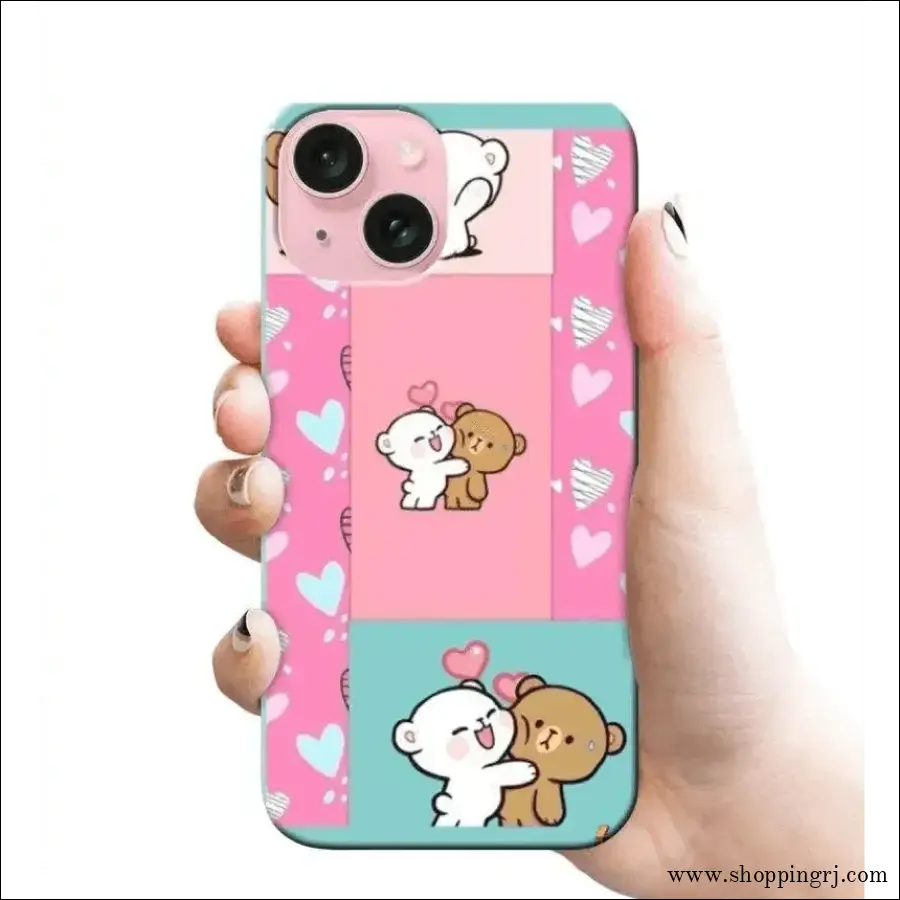 CUTE 2 panda COUPLES RJ 2917 PLASTIC HARD CASES