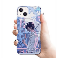 CUTE GIRL WITH UMBRELLA mobile cover RJ1777 Plastic hard case - Mobile covers - ANIME MOBILEcustomized mobile coveranime mobile covers