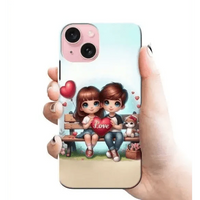 Cute little lovecouple RJ 2884 PLASTIC HARD CASES - Mobile covers - Hard casesMobile coversmobile cover