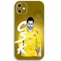 Dhoni CSK stills - Mobile skins - CricketMobile's back stickerMobile skins