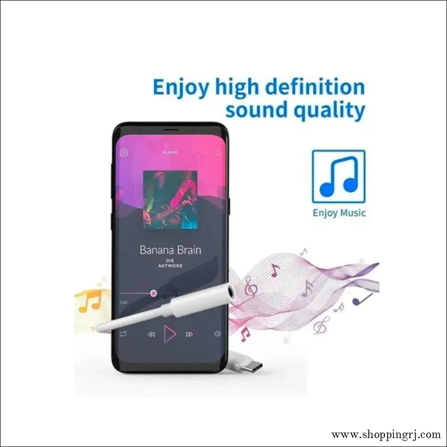 Unix Type C|headphone Connector - White - Electronic Gadget