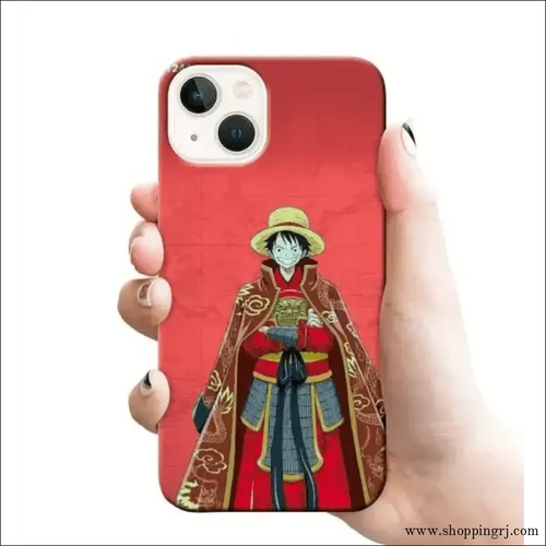 D Luffy Red Mobile Cover Rj1243 Plastic Hard Case - Mobile Covers