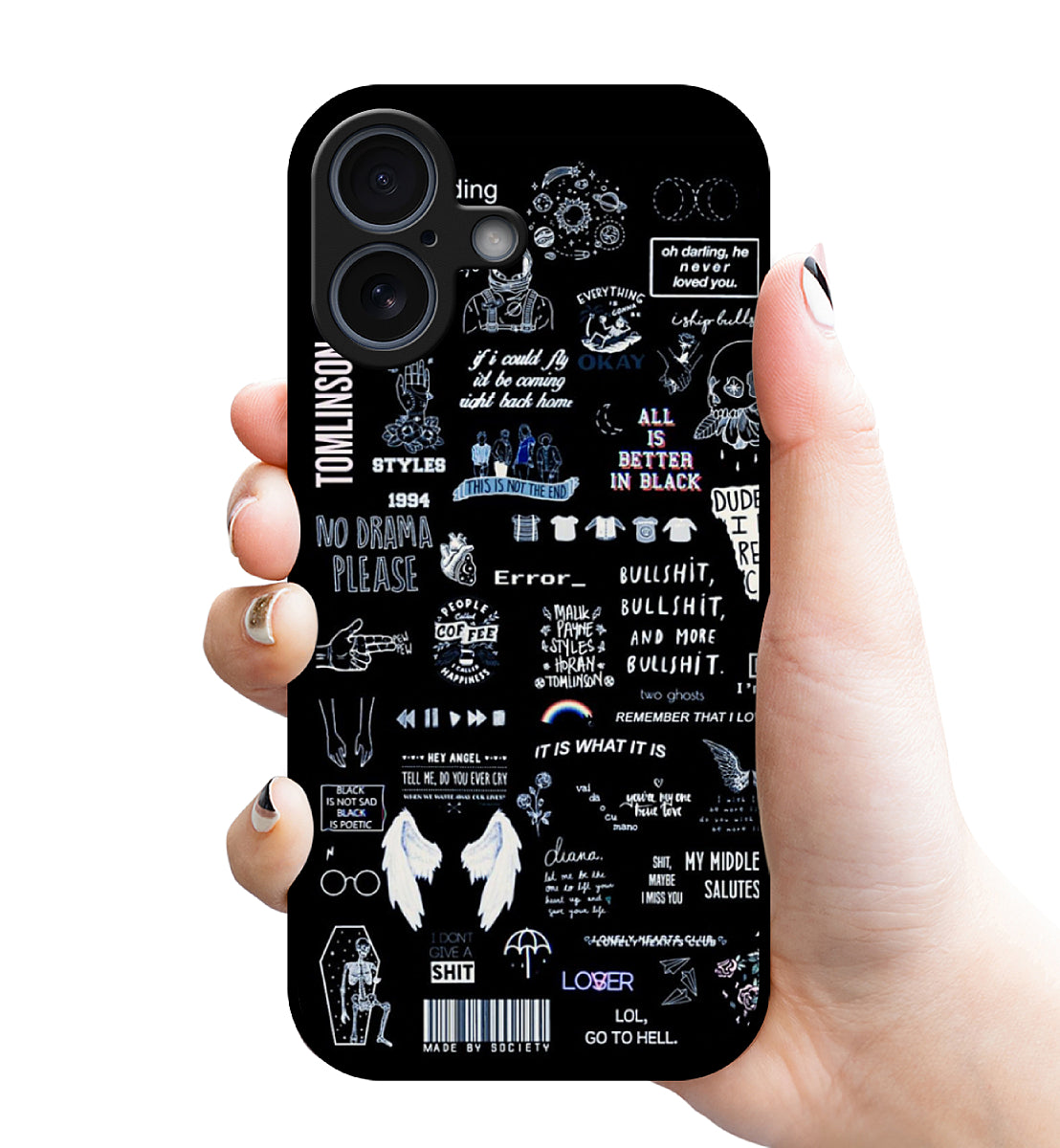 College Mobile back case design 1207