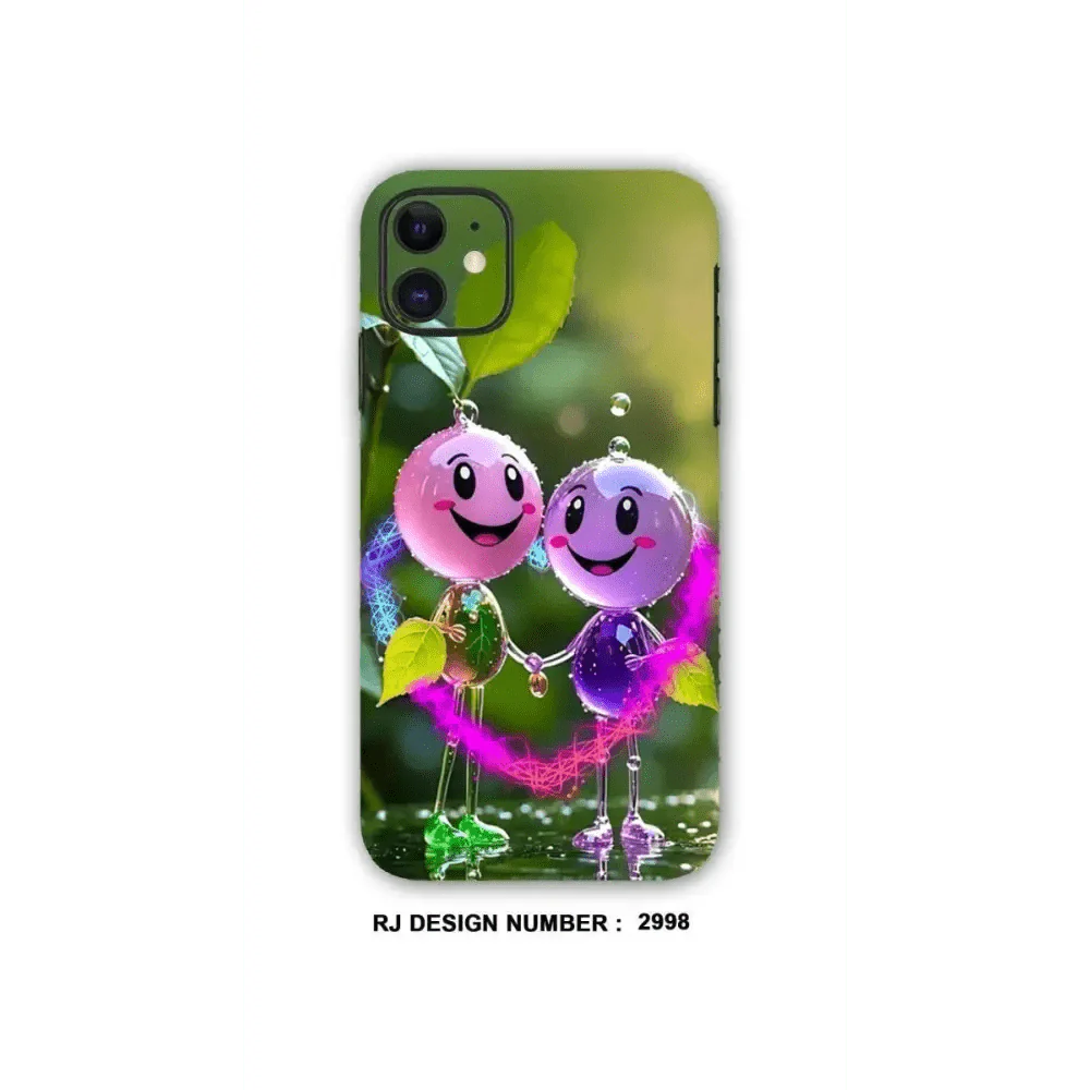 EMOJI COUPLE mobile skins RJ2998, ANIME MOBILE WRAPPING