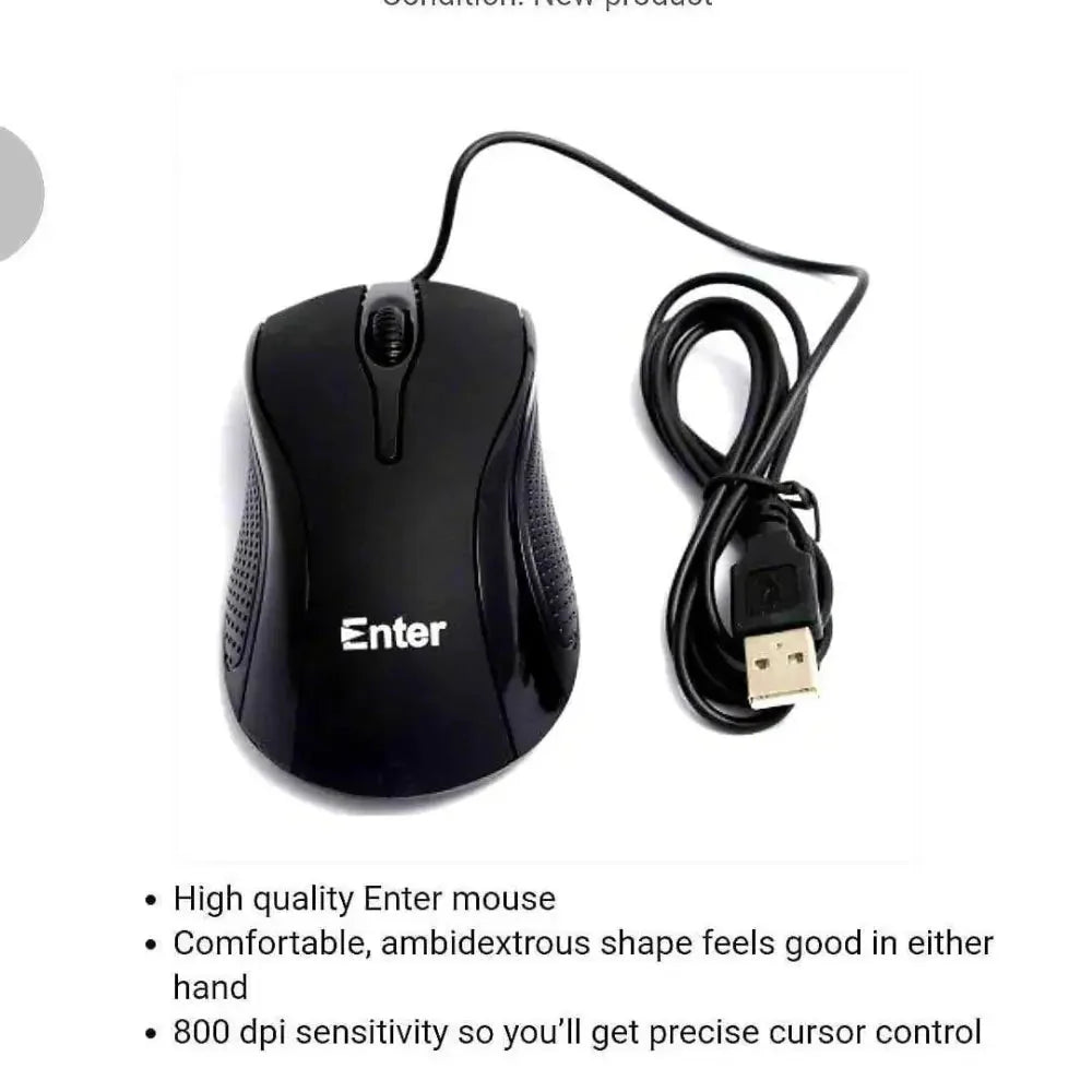 Enter Wired Mouse