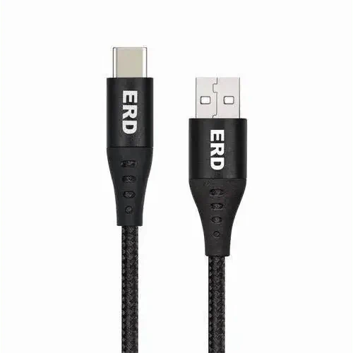 ERD UC 131 USB - C 35watt Braided Data Cable - Cable - 35w type c cableRJ mobiles and accessories Thoothukudicable