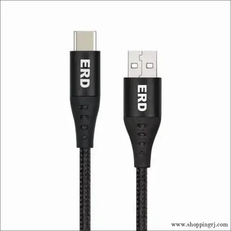 ERD UC 131 USB - C 35watt Braided Data Cable - Cable - 35w type c cableRJ mobiles and accessories Thoothukudicable