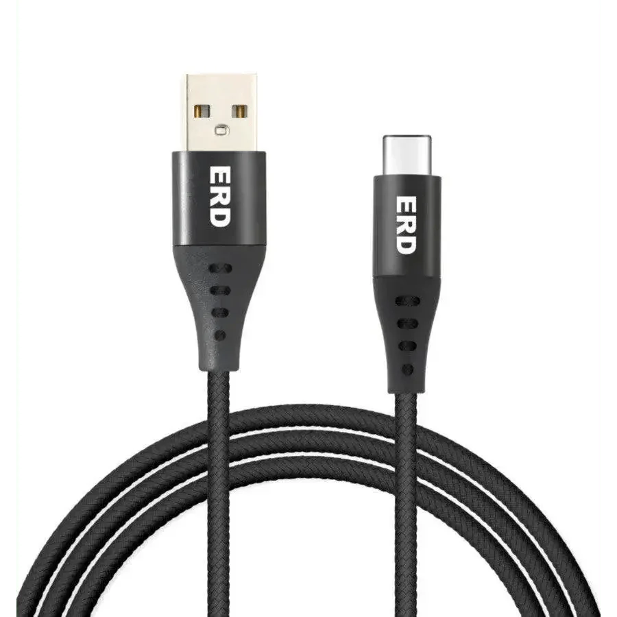 ERD UC 131 USB - C 35watt Braided Data Cable - Cable - 35w type c cableRJ mobiles and accessories Thoothukudicable