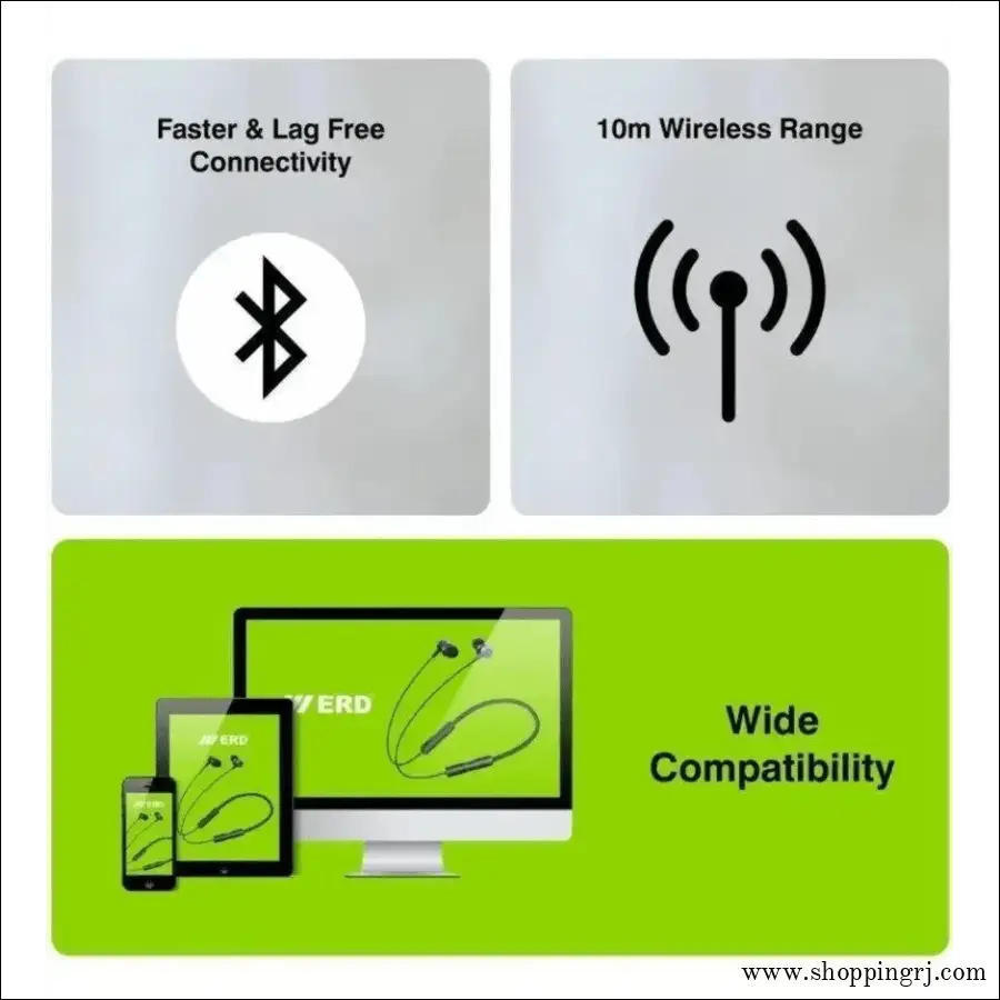 ERD W21 NECKBAND - neckband - bluetooth headphoneneckbandmobile