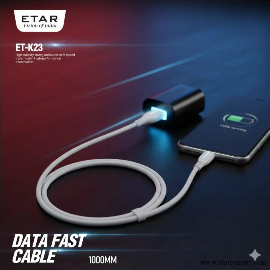 Etar v8 data cable (TYPE-b) 3.4 amp super fast - Cable