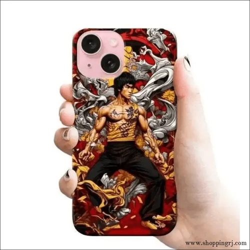 Bruce Lee Rj 2876 Plastic Hard Cases - Mobile Covers