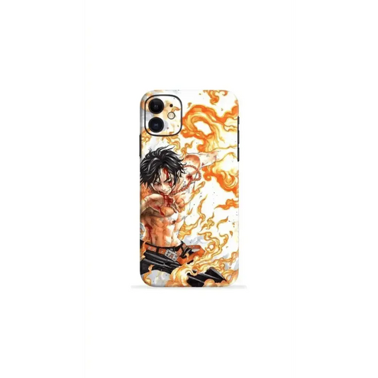 Firefist Ace Mobile Skin Wrap - Mobile skins - anime mobile skinsAnime skinsanime mobile skins wrap