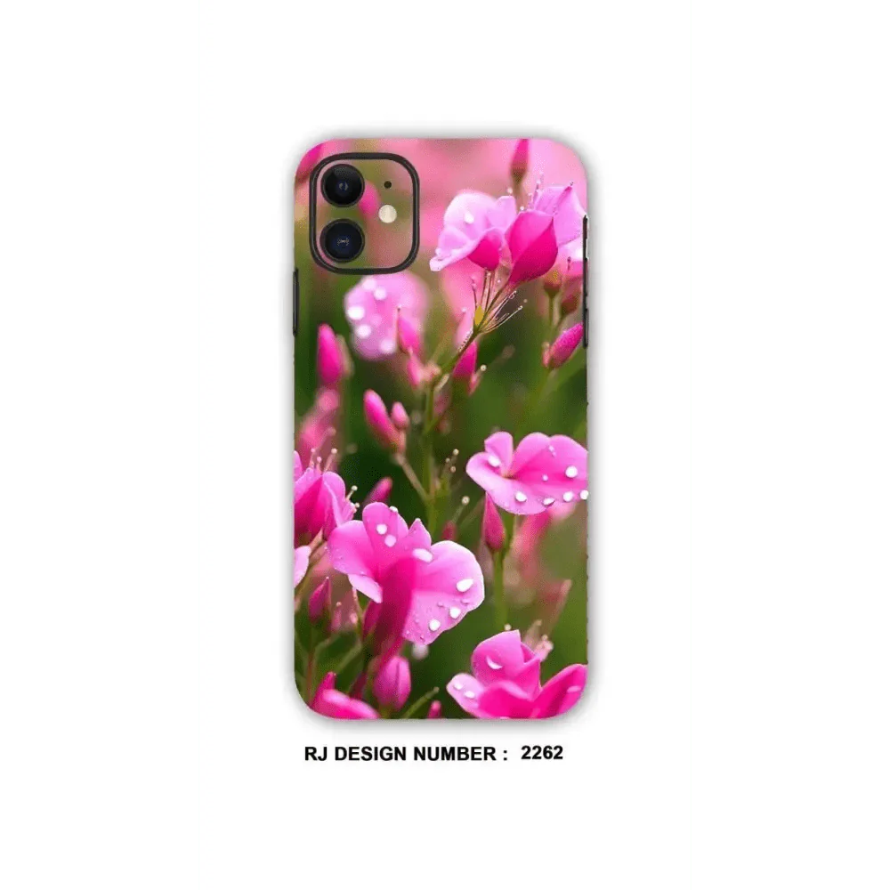 FLORAL WITH  WATER DROP mobile skins RJ2262  MOBILE WRAPPING