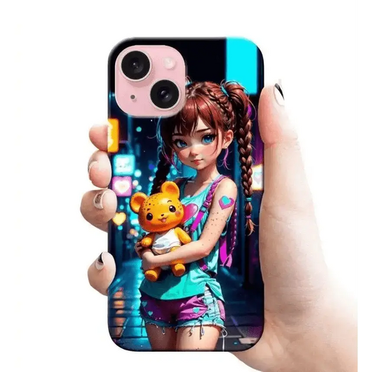 GIRL With DOLL RJ 2544 PLASTIC HARD CASES - Mobile covers - Hard casesMobile coversmobile cover