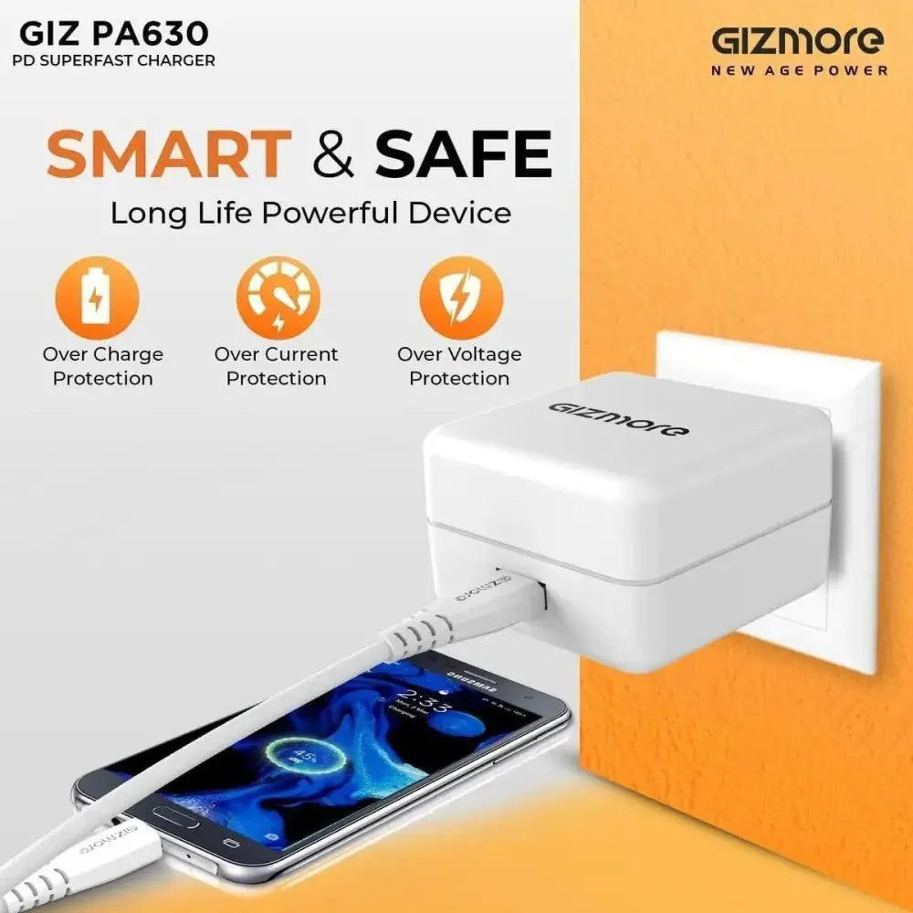 Gizmore 30w Turbo Power Adaptor GIZ PA630