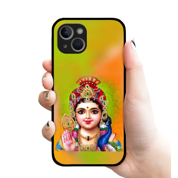 God குழந்தை Murugan ராஜ அலங்காரம் glossy Rubber case - Mobile covers