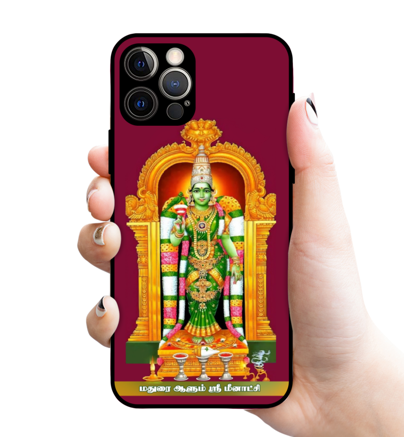 God Menakshi amman glossy Rubber case 3114