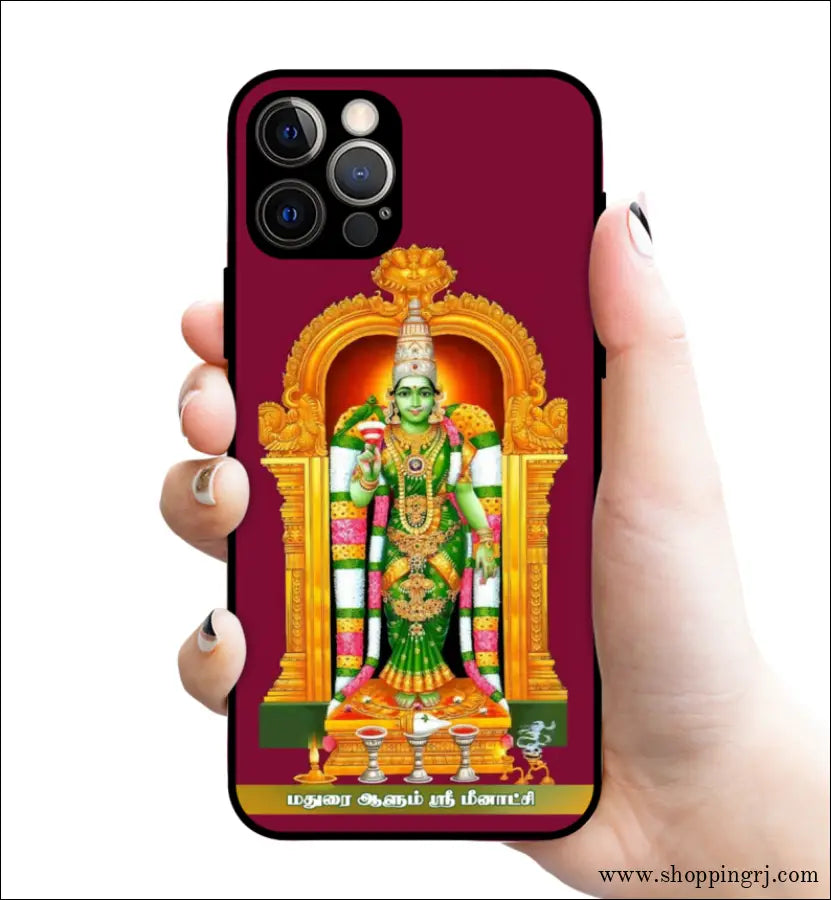 God Menakshi amman glossy Rubber case 3114