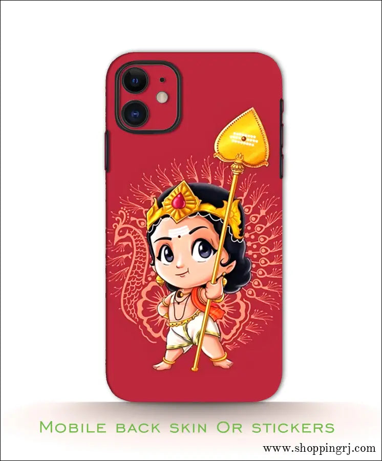 GOD MURUGAN mobile back skins or Mobile stickers RJ2269
