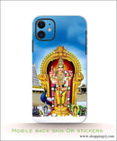 God Murugan Mobile Back Skins or Mobile Stickers Rj1730