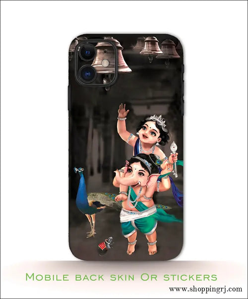 God Murugan Mobile Back Skins or Mobile Stickers Rj2270