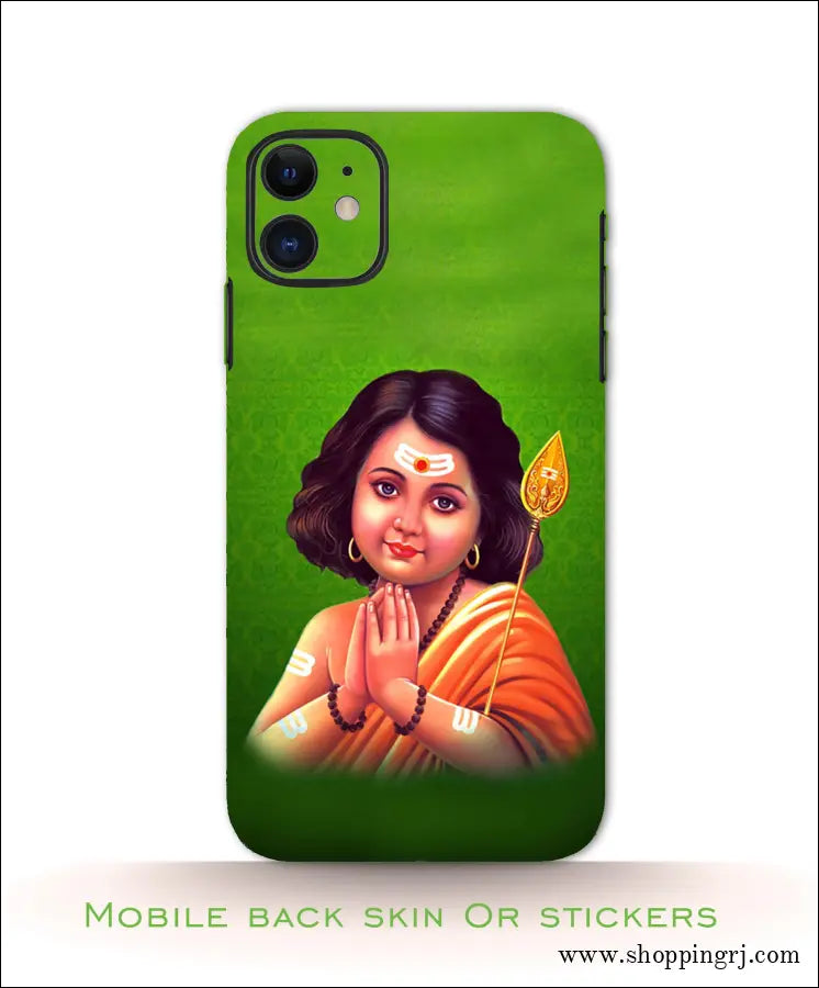 GOD MURUGAN mobile back skins or Mobile stickers RJ1308