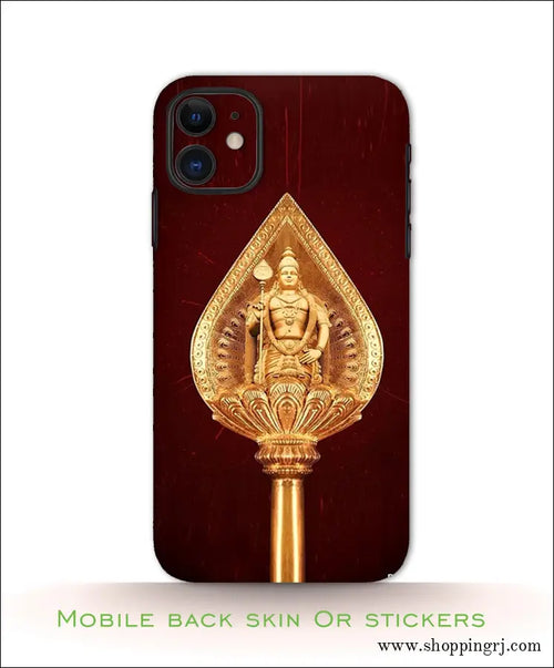 God Murugan Mobile Back Skins or Mobile Stickers Rj2555