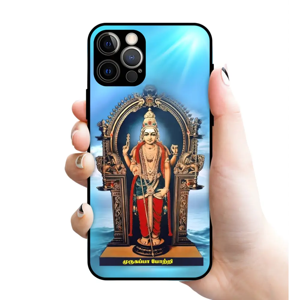 God Murugan வேலன் glossy Rubber case 3123