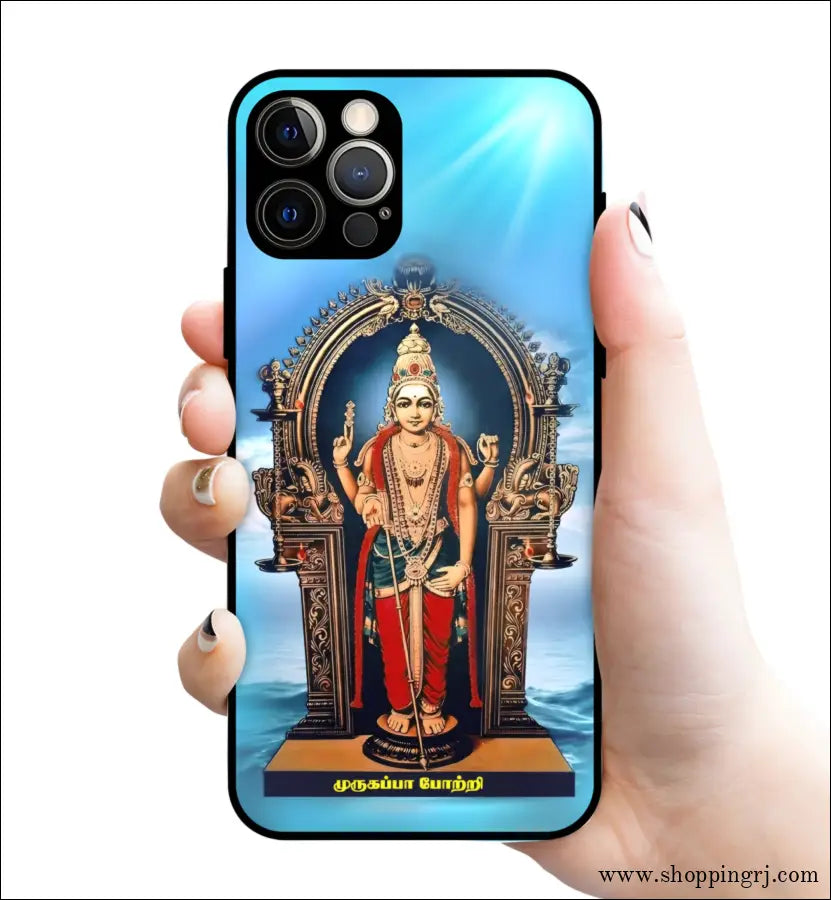 God Murugan வேலன் glossy Rubber case 3123