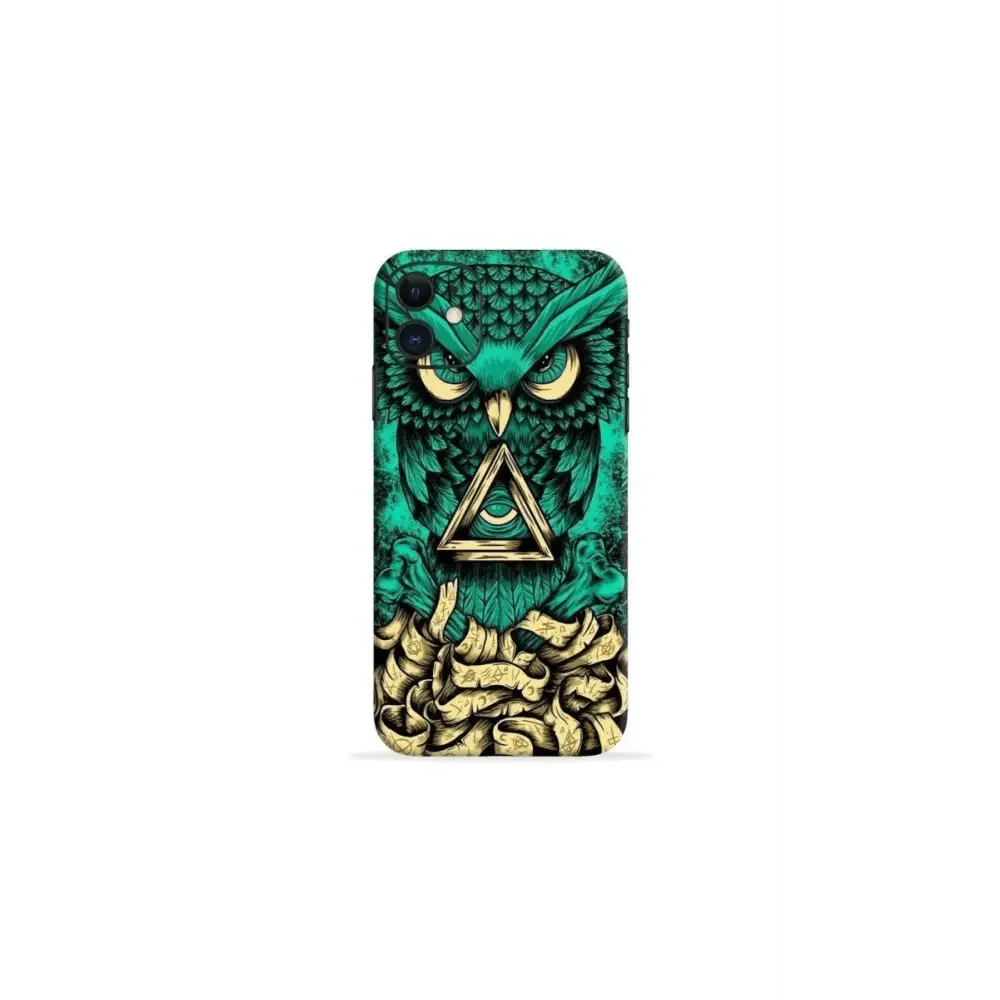 Green Owl Mobile Skin