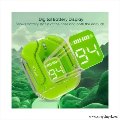 GREEN ultra pods Wireless Bluetooth Earbuds - Earbuds - bluetooth headphoneEarbudsbluetooth speaker