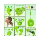 GREEN ultra pods Wireless Bluetooth Earbuds - Earbuds - bluetooth headphoneEarbudsbluetooth speaker