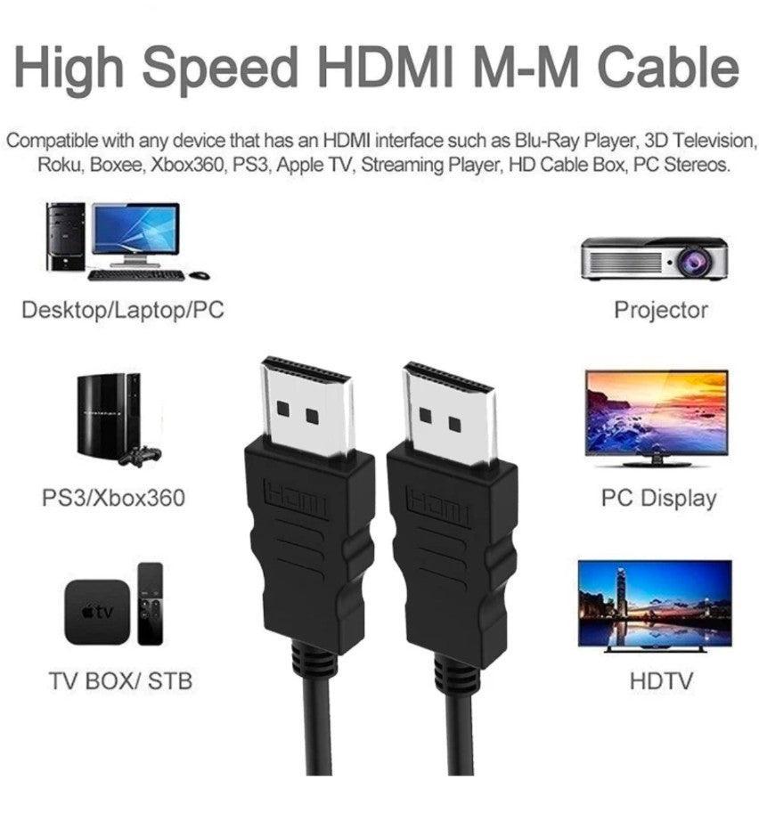 HDMI Cable 1.5mtr Male to Male - Shopping RJ 