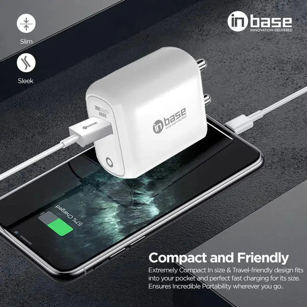 in base Ether SV301 30W SuperVOOC Charger (Adapter Only, White)