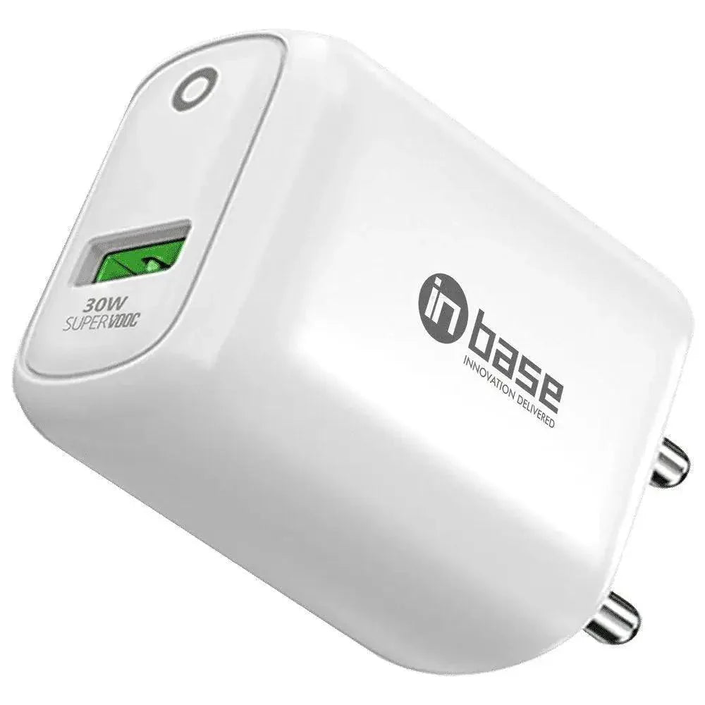 in base Ether SV301 30W SuperVOOC Charger (Adapter Only, White) - 30winbase brandchargers