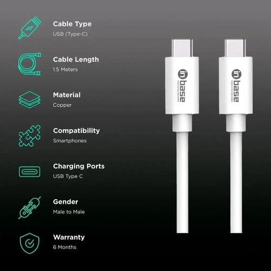 IN BASE TYPE C TO C CABLE - Cable - c to c cableinbase brandcable