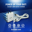 Kivart 28W Charger for Fast Mobile Charging - charger