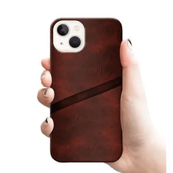 Leather design mobile cover RJ 2572  PLASTIC case