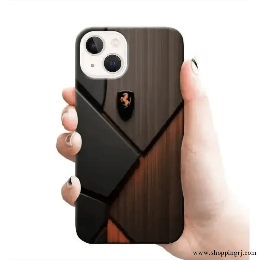 Leather design mobile cover RJ 2596PLASTIC case