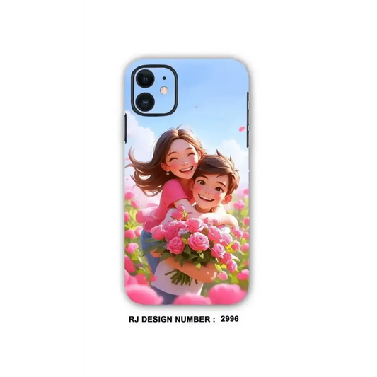 LOVELY COUPLE HUG IN GARDEN mobile skins RJ2996, ANIME MOBILE WRAPPING - Mobile skins - couplesGIRLS MOBILE SKINSCOUPLES MOBILE SKINS