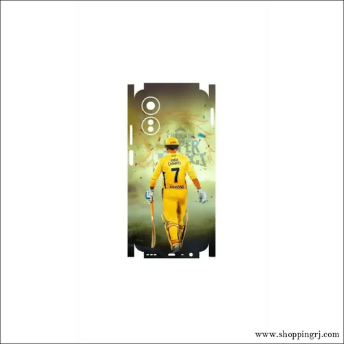 MS Dhoni Mobile skin RJ2440 FOR OPPO A17 - Mobile skins - CricketMobile's back stickerMobile skins