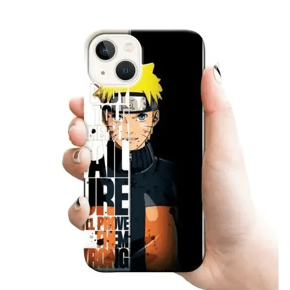 MULTICOLOR NAROTO ANIME QUOTES mobile cover RJ 1138 PLASTIC case - Mobile covers - ANIME MOBILEcustomized mobile coveranime mobile covers